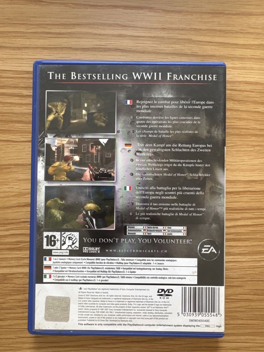 Sony Spiele: Medal of Honor Vanguard - Ps2 – Gebraucht aus Zürich von Manuel.Huber 1