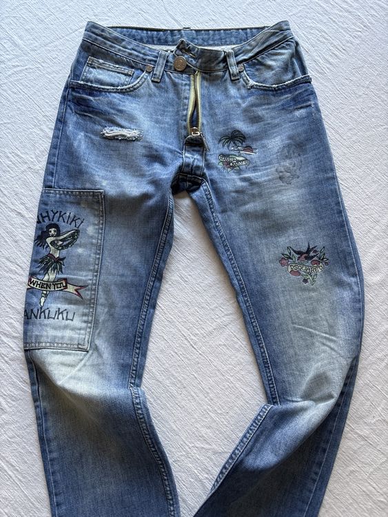 DSquared2 printed Jeans Sz 44 4
