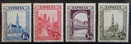 Belgien Kat. 266-269 ** 1929 Kat. 60 Euro