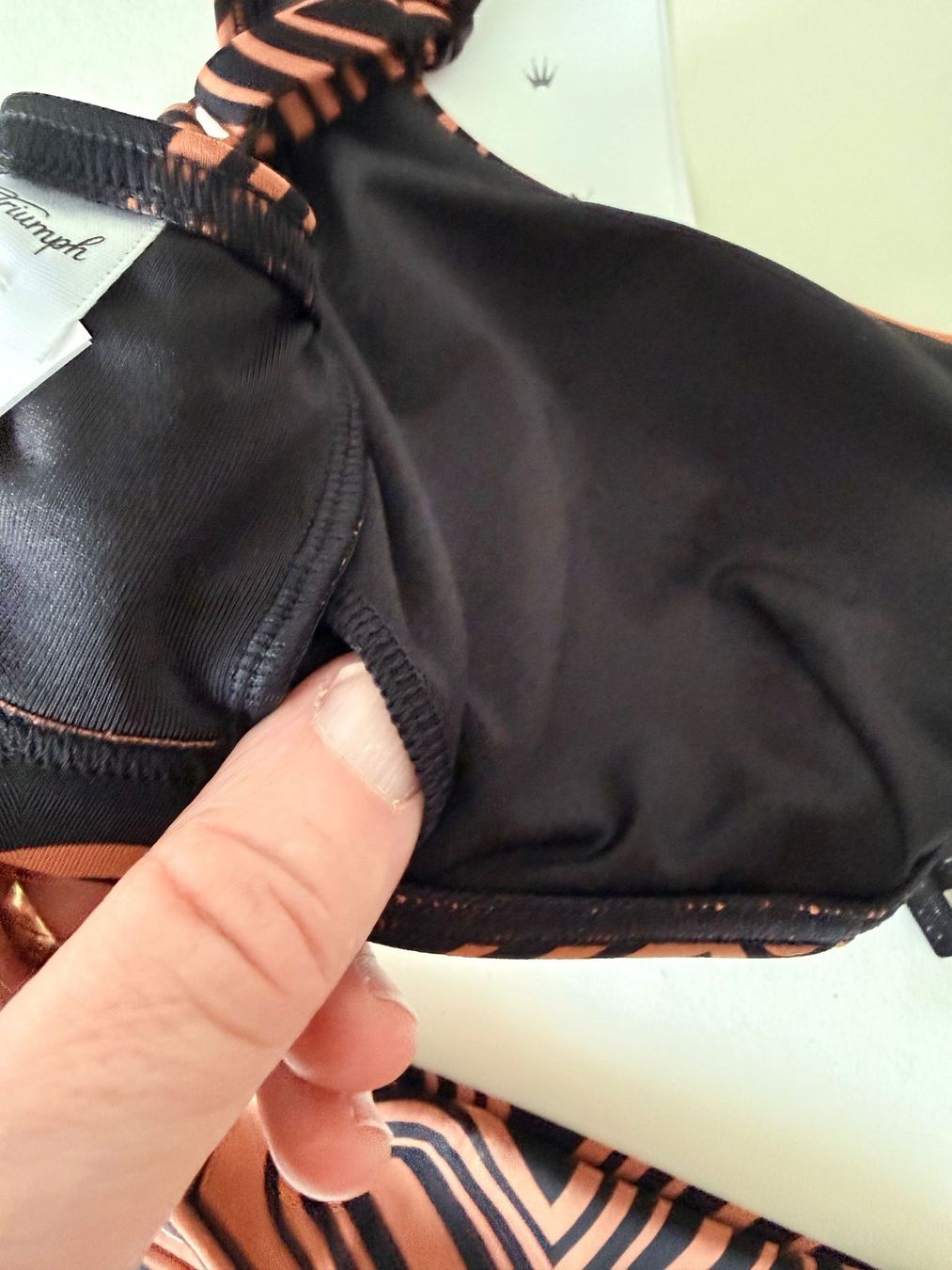 Triumph Costumi da bagno & Bikini: TRIUMPH, Bikini-Top FLEX SMART SUMMER, Grösse 1/S, Schwarz – Nuovo e nell'imballaggio originale da Rudolfstetten venduto da gst_g7xl 7