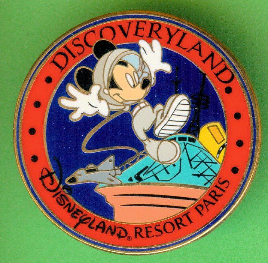 Disney Placchette & Badge: Disney   Mickey  DISCOVERYLAND – Usato da Winterthur venduto da Sammleroase