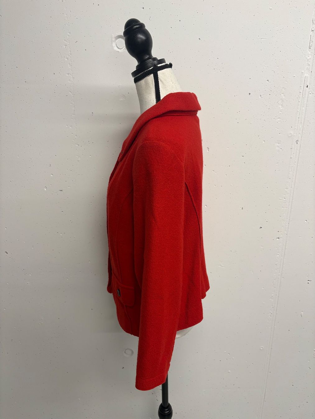 Marc Cain Jacken: Marc Cain Blazer aus Wolle Gr. 44 rot – Neu (gemäss Beschreibung) aus Regensdorf von secondchancefashion 1