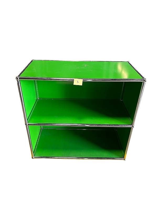 Regale: USM Haller Regal / Sideboard  Grün mit 2 offenen Fächern – Gebraucht aus Bottmingen von lia_pf9x