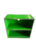 USM Haller Regal / Sideboard  Grün mit 2 offenen Fächern