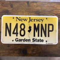 🇺🇸 U.S. Autoschild - New Jersey N48·MNP - ORIGINAL