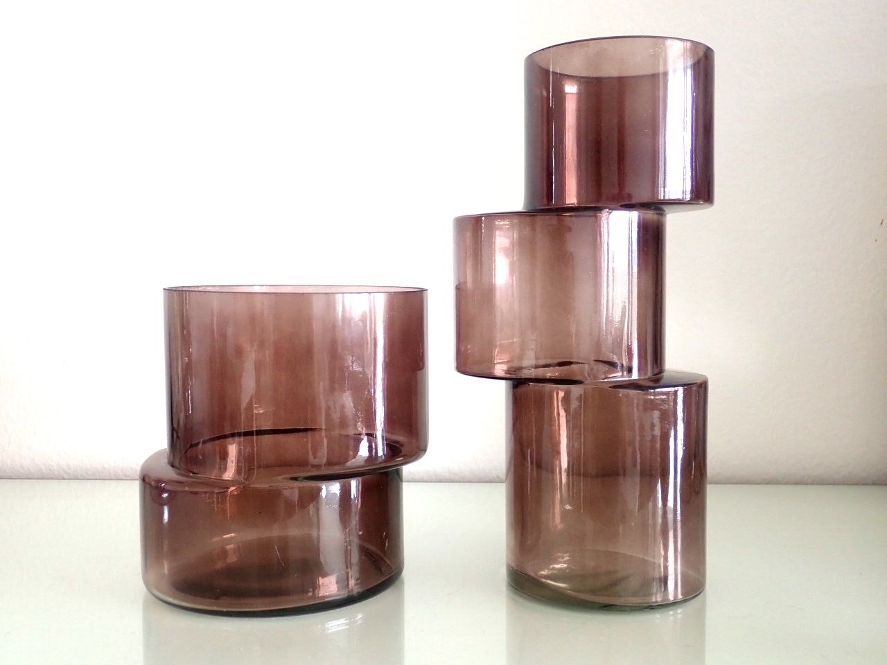 Vasen & Gefässe: 2 Vase Steps Design Modern Collection Glas Vintage – Gebraucht aus Wil SG von BrocknRoll 4