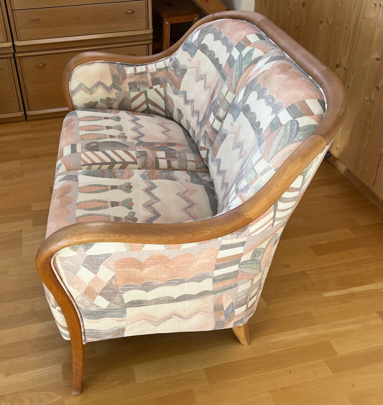 Divani: Sofagarnitur Couch 2-Sitzer+Sessel Canapé Buche/Stoff – Usato da Kehrsatz venduto da Heikas 1