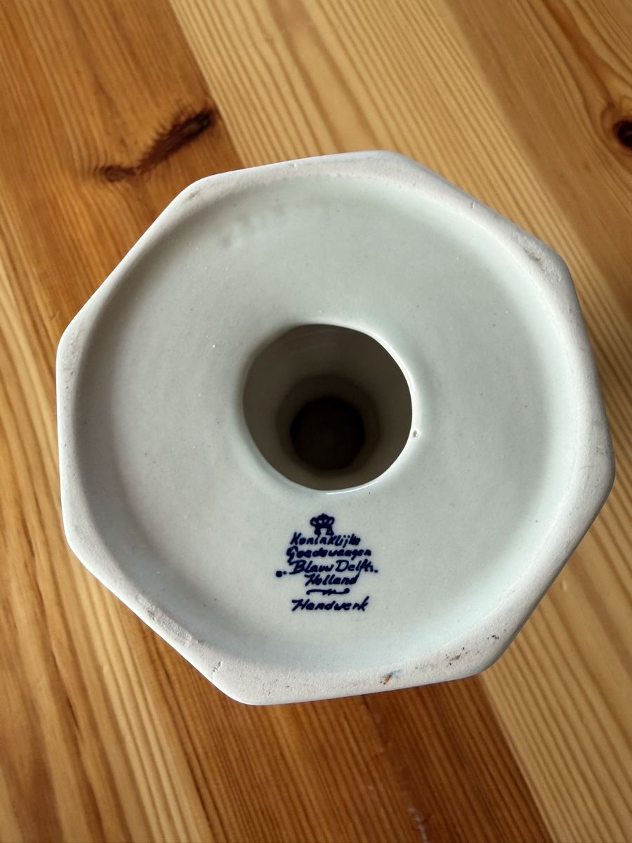 Bougeoirs: Delfter Blau Kerzenständer – D'occasion à Charmey (Gruyère) par Schimmelblau 1