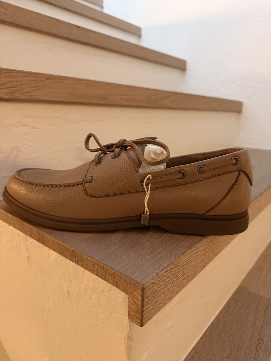 Brunello Cucinelli Herrenschuhe: Brunello Cucinelli Leder Mokassin hellbraun – Neu und originalverpackt aus Oberwil b. Zug von eli_q5dp 1