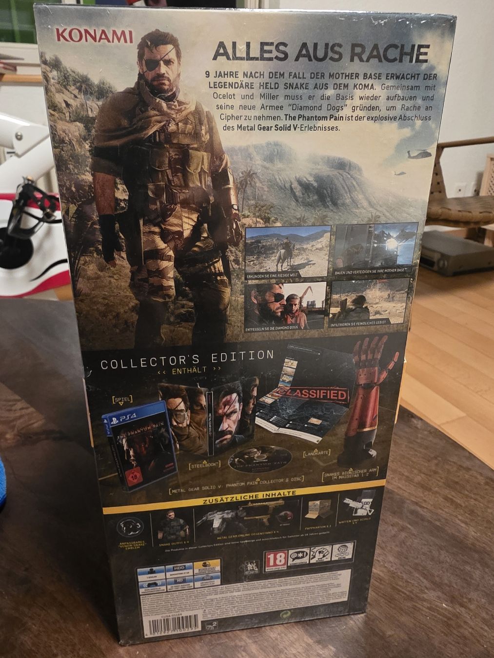 Jeux: Metal Gear Solid V Collector's Edition PS4 neu – Neuf avec emballage d'origine à Wald ZH par Okinn 1