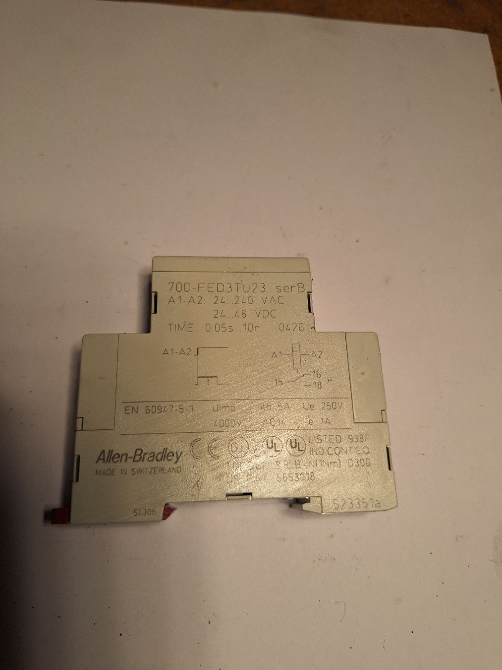 Composants électroniques: Zeitrelais Allen Bradley – Neuf (Voir description) à Schwarzenburg par Elena_91 1