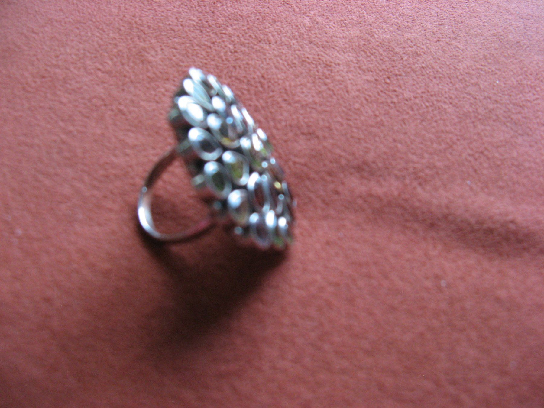Ringe: Silberring mit Peridot, Granat, Zitrin, Amethyst – Neu (gemäss Beschreibung) aus Zürich von apil 5