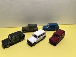 Wiking Konvolut Mercedes G-Klasse 1/87