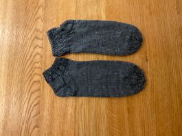 Handgestrickte Socken Gr. 39/40 Fusslänge 23.5 cm
