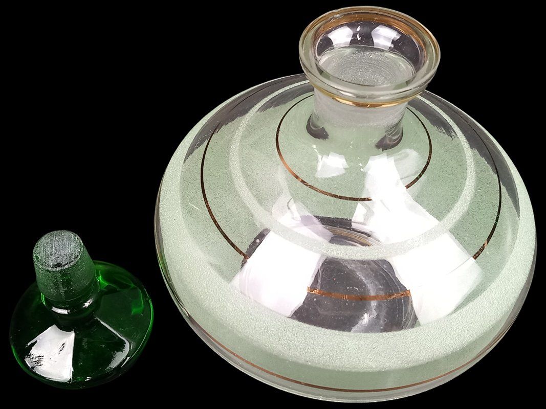 Carafes: Verzierte Glaskaraffe – D'occasion à Hünenberg par Restwert_Zug 2