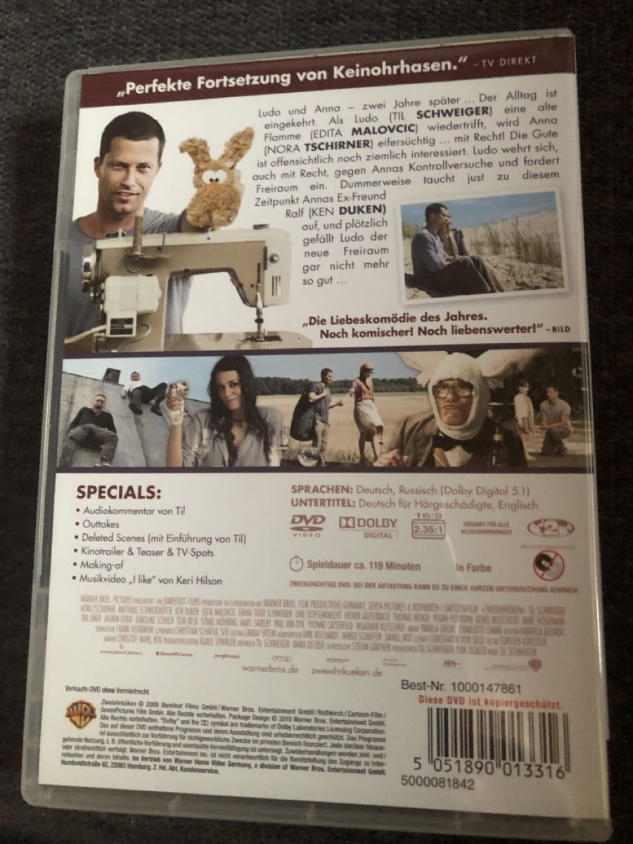 Tutti i DVDs: DVD, ZWEI OHR KÜKEN – Usato da Balsthal venduto da Katzenfan99 1