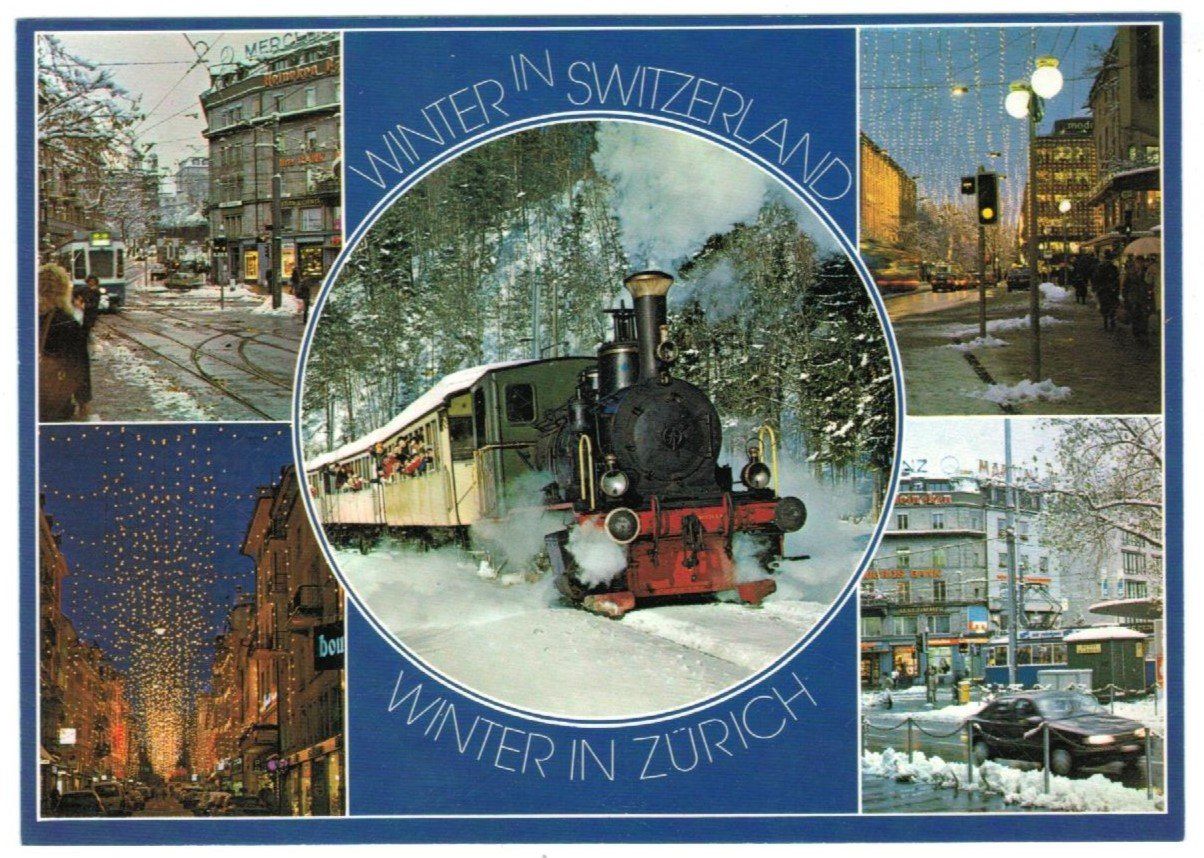 Cartoline postali: AK Winter in Zürich – Usato da Zürich venduto da tol_b7c7