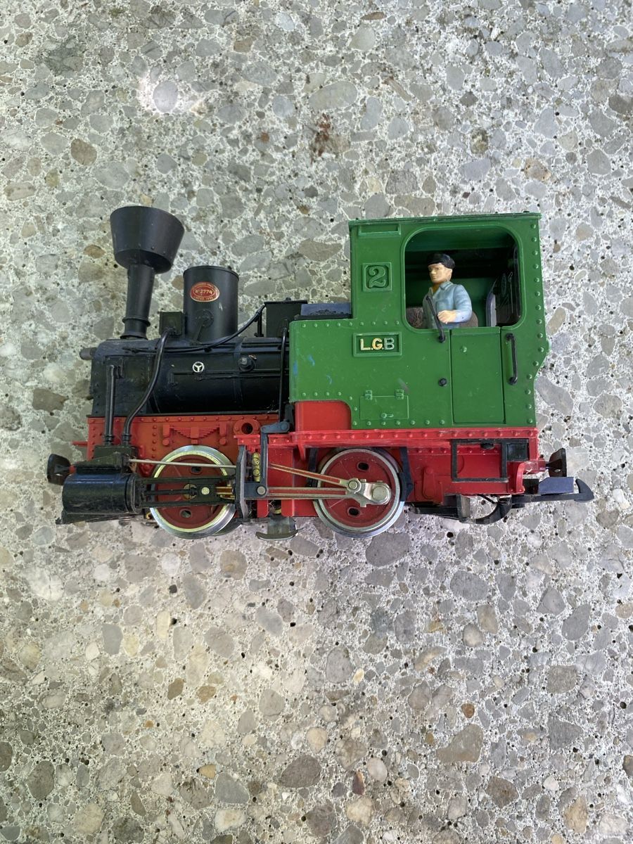LGB Modellini di ferrovie: LGB Dampflok zum restaurieren oder Ersatzteilspender – Difettoso da Köniz venduto da Sonnenschein._.77