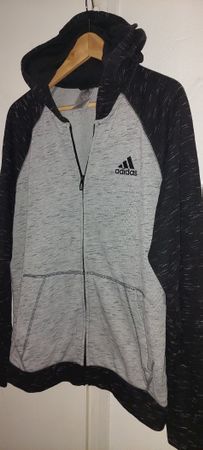 ADIDAS JAQUETTE M GRISE BON ÉTAT GÉNÉRAL- COLLECTION PRIVÉ