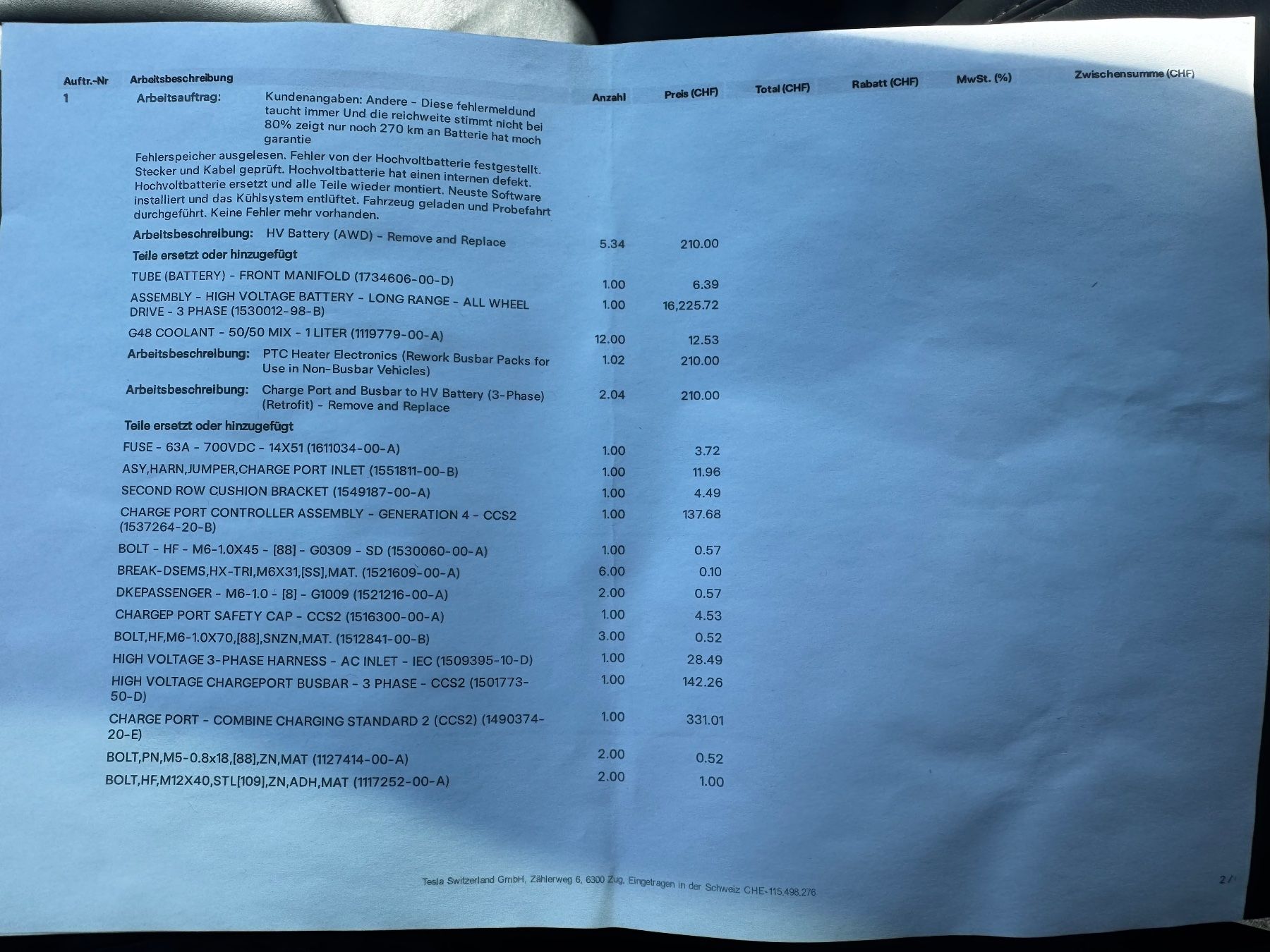 Tesla Autos: Tasla Model 3 – Gebraucht aus Gossau ZH von Rino9 6