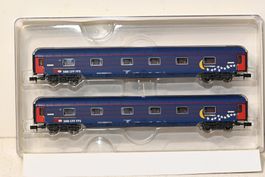 Schlafwagen Set Mond & Sterne Trix Spur N 2er Set mit OVP