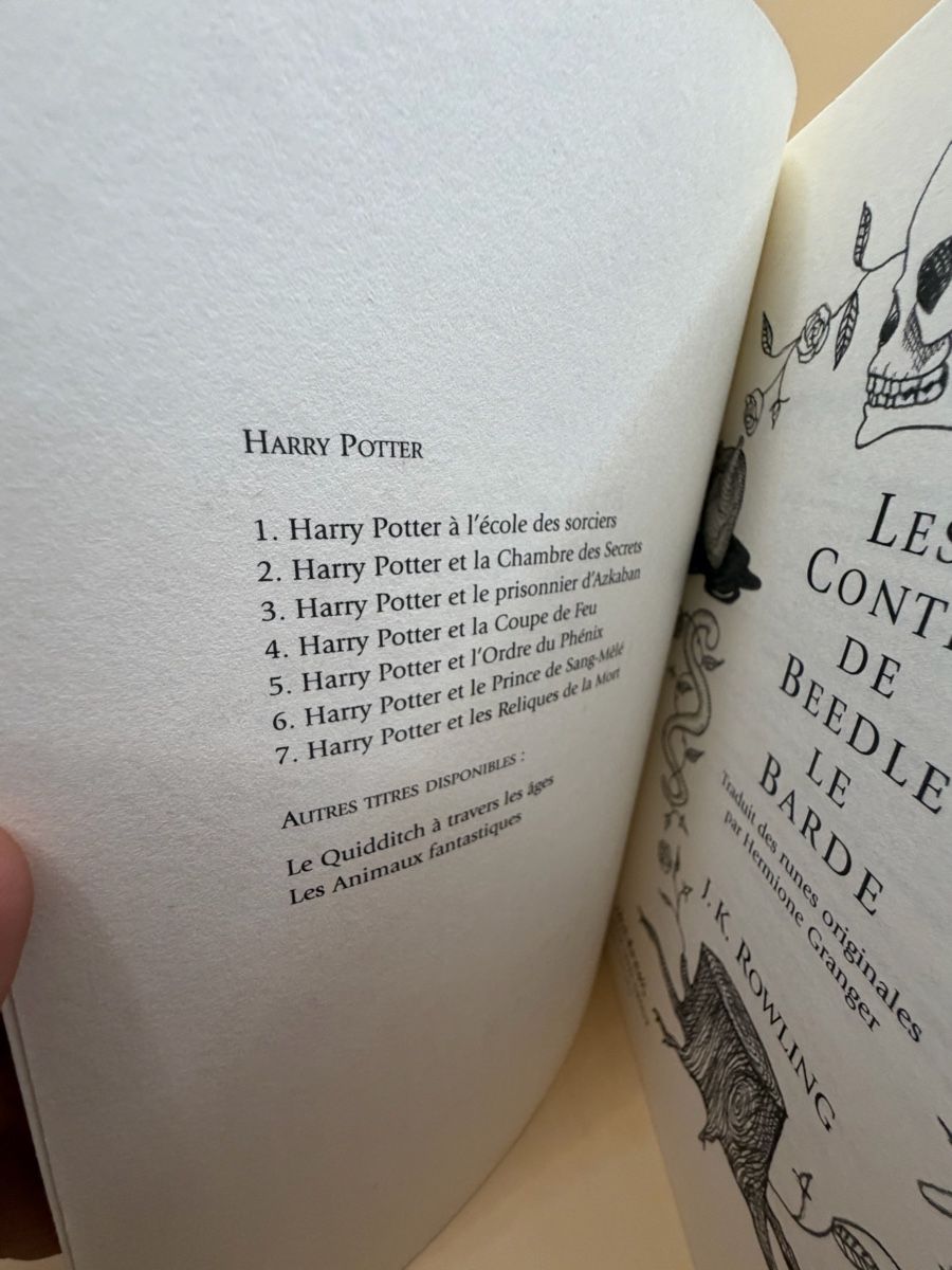 Libri: Les Contes de Beedle le Barde - Harry Potter – Usato da Genève venduto da sho_67qj 4