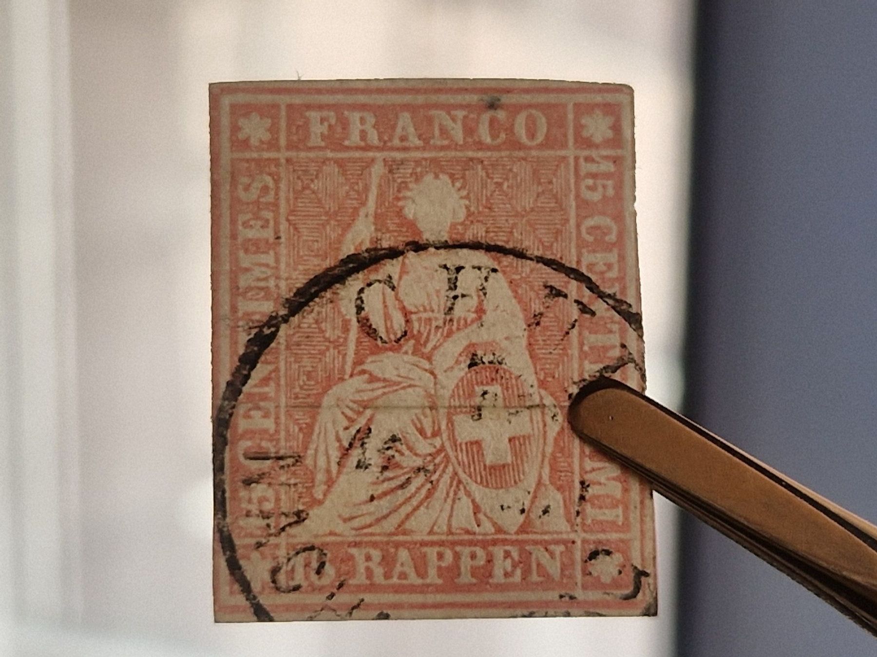 Tutti i francobolli: Strubel 24G, signiert, CHUR, ab 1.- – Usato da Burgdorf venduto da Glossy01 3