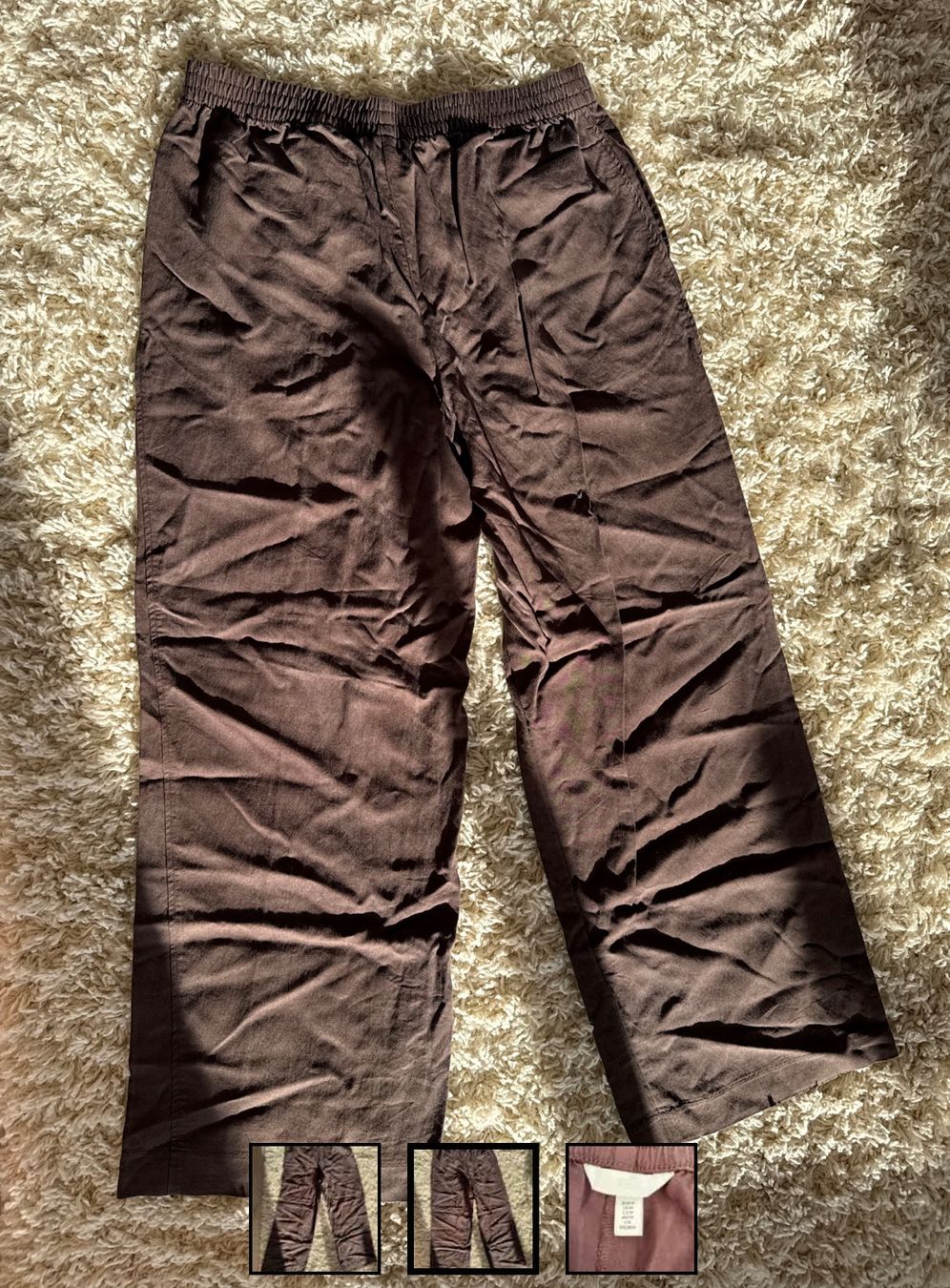 H&M Hosen: Weite Stoffhose Braun – Gebraucht aus Bern von 1Gigi1 1