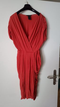 Max Mara Kleid Rostrot