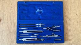 Kern Vintage Set Zirkel und Zeichenwerkzeuge