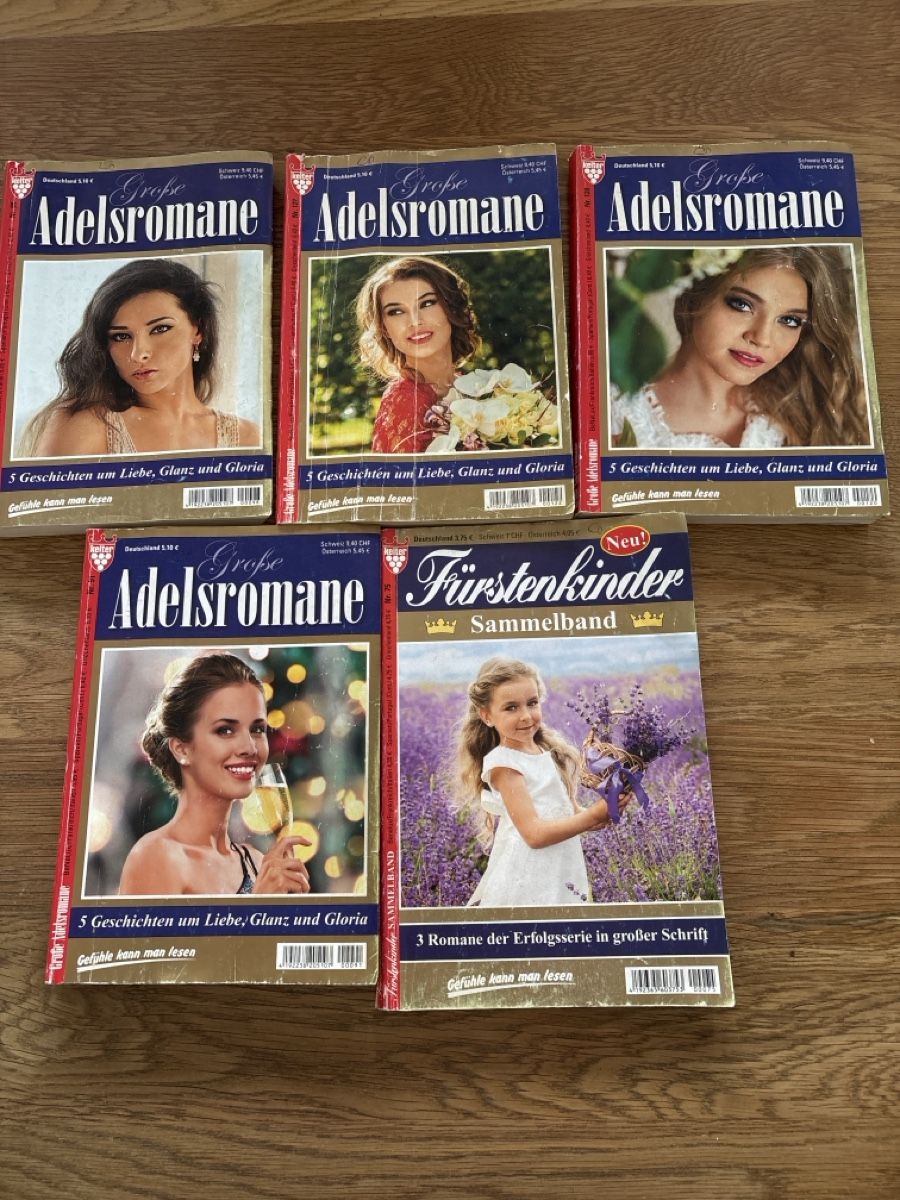 Libri: 23 Adelsromane in 5 Baenden – Usato da Mels venduto da safa11