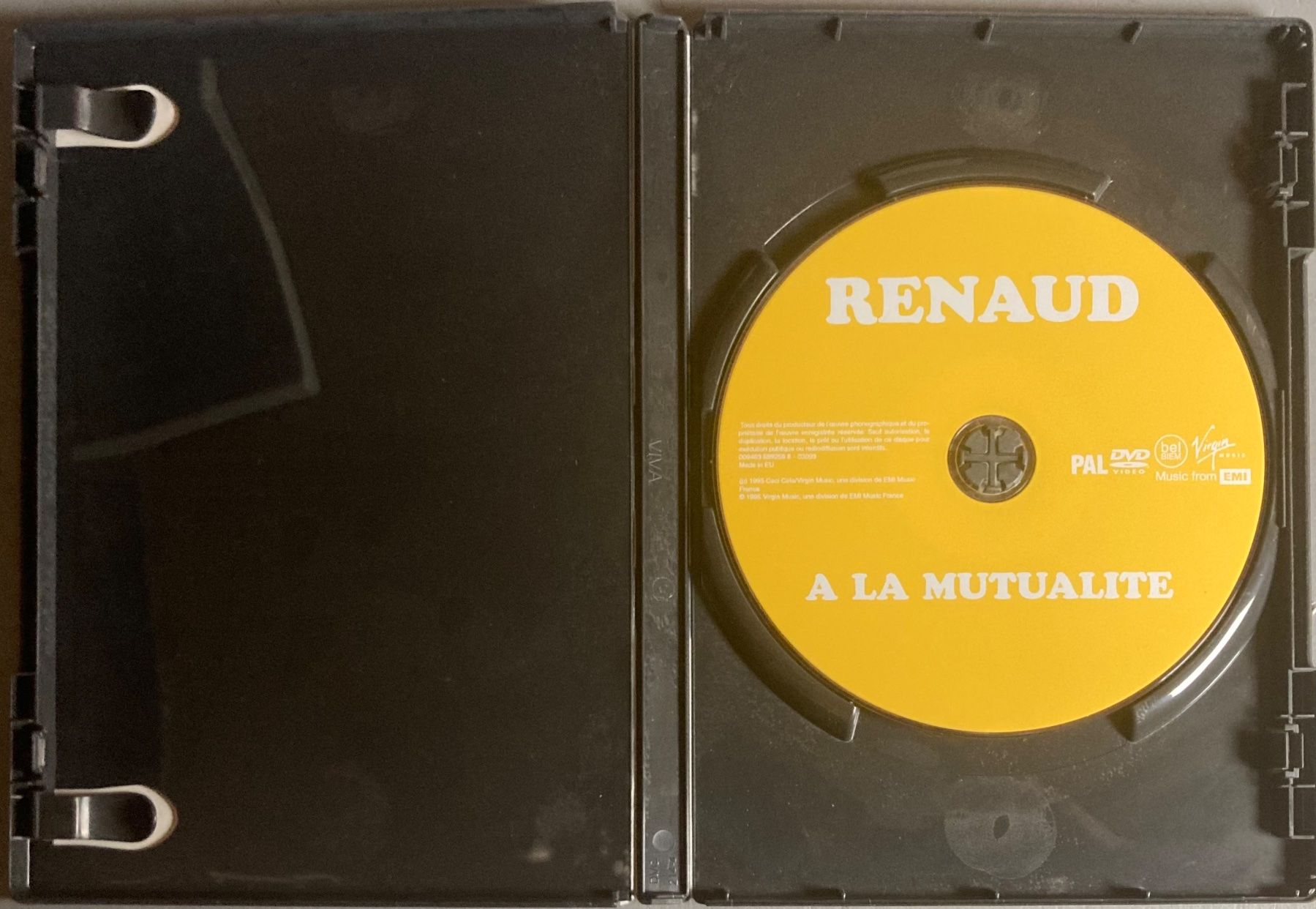 Tutti i DVDs: RENAUD - A LA MUTUALITE – Usato da Poliez-Pittet venduto da Newtown-Records 2
