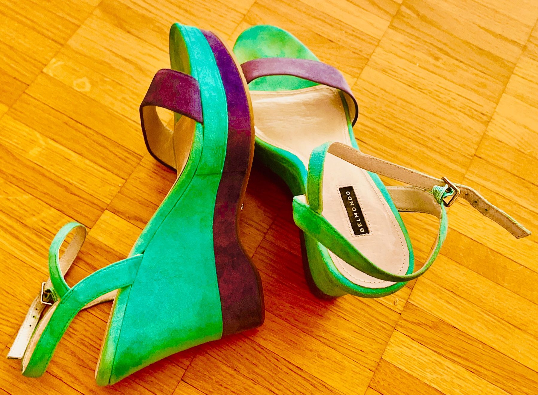 Belmondo Damenschuhe: Plateausandalen von Belmondo. – Neu (gemäss Beschreibung) aus Zurich von MX1000 4