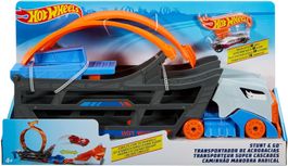 Hot Wheels Stunt N Go Transporter und Trackset | NEU / OVP