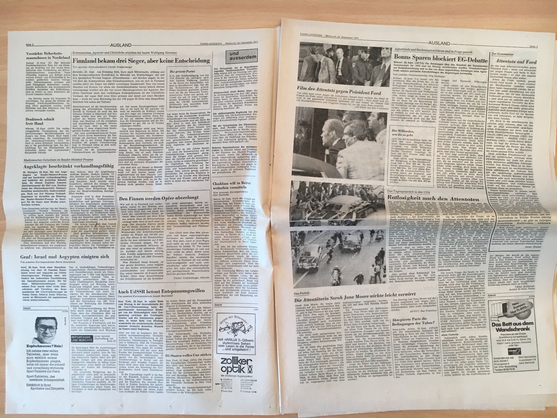 Zeitschriften & Magazine: Tagesanzeiger vom 24. September 1975 – Gebraucht aus Luzern von Jiggy_8898 1
