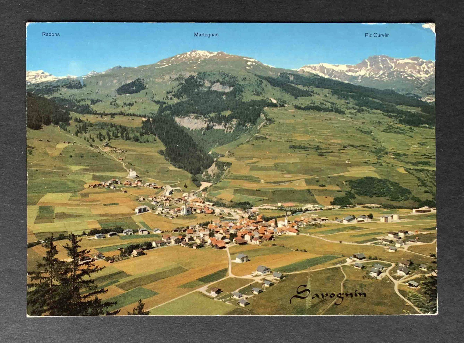 Cartoline postali: AK Savognin am Julierpass – Usato da Goldau venduto da artelier1