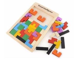 HOLZPUZZLE - HOLZSPIEL - TETRIS KINDERPUZZLE