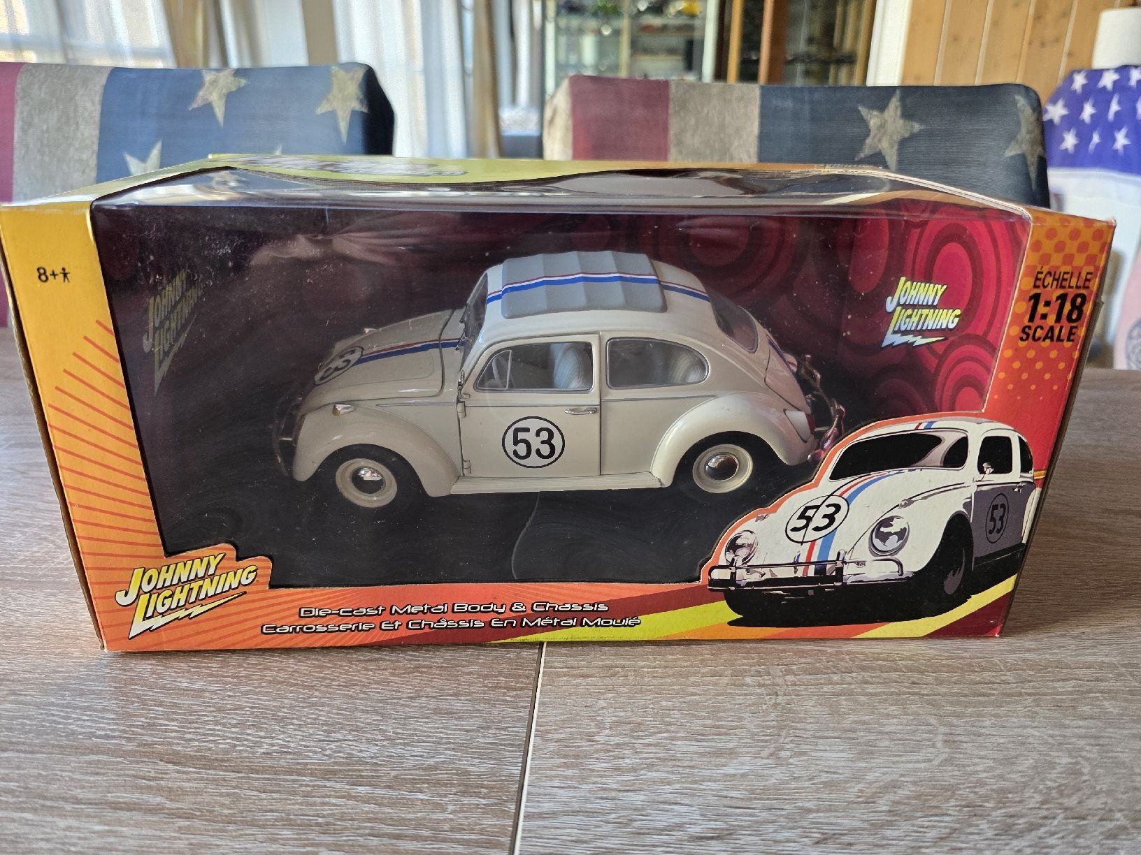 Modellini d'auto: 53'VW Käfer "Herbie" 1:18 Johnny Lightning – Usato da Goldingen venduto da Muscle_Cars84 3