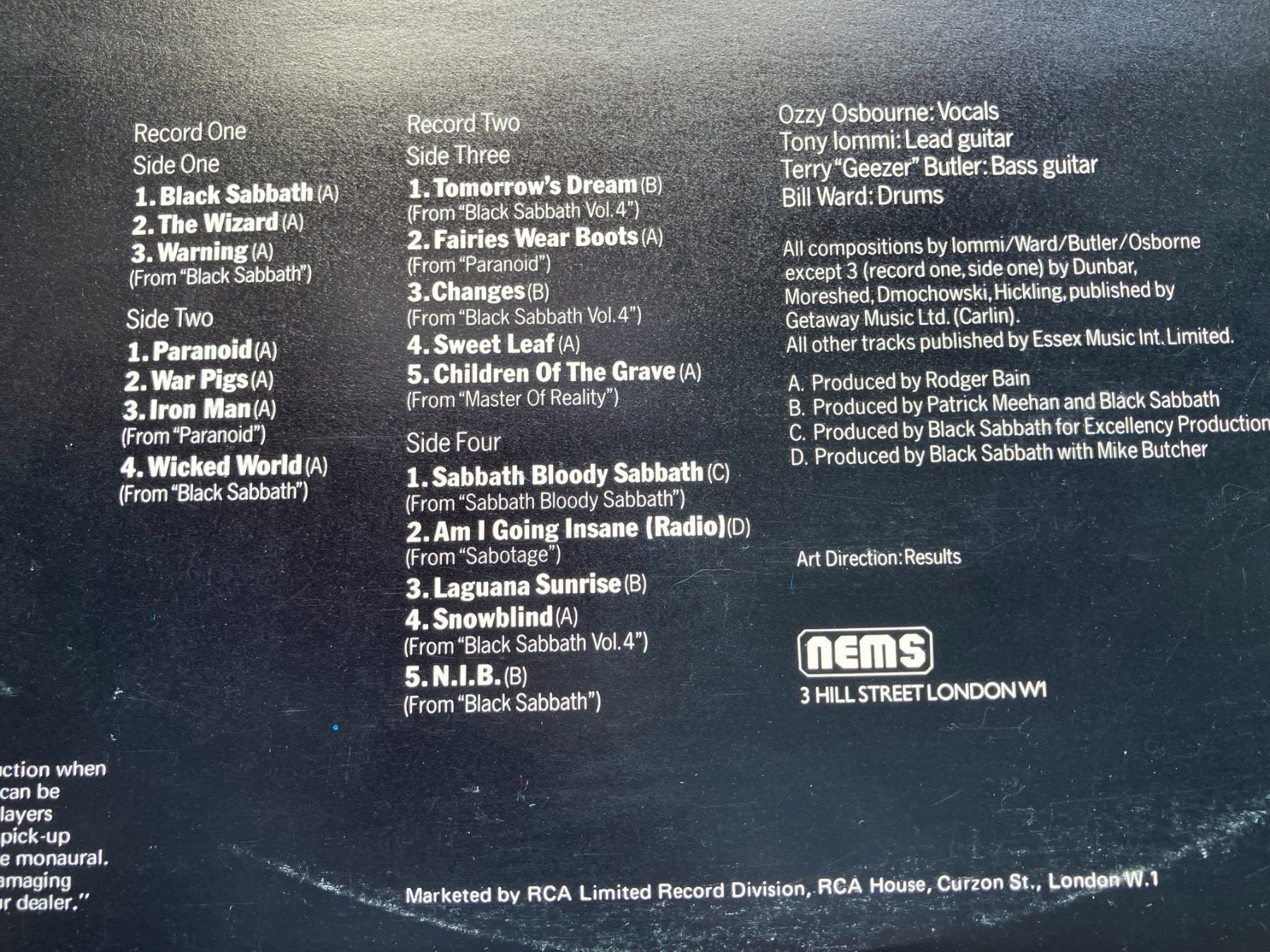 Schallplatten: Black Sabbath – Gebraucht aus Aarwangen von Jukebox3 3