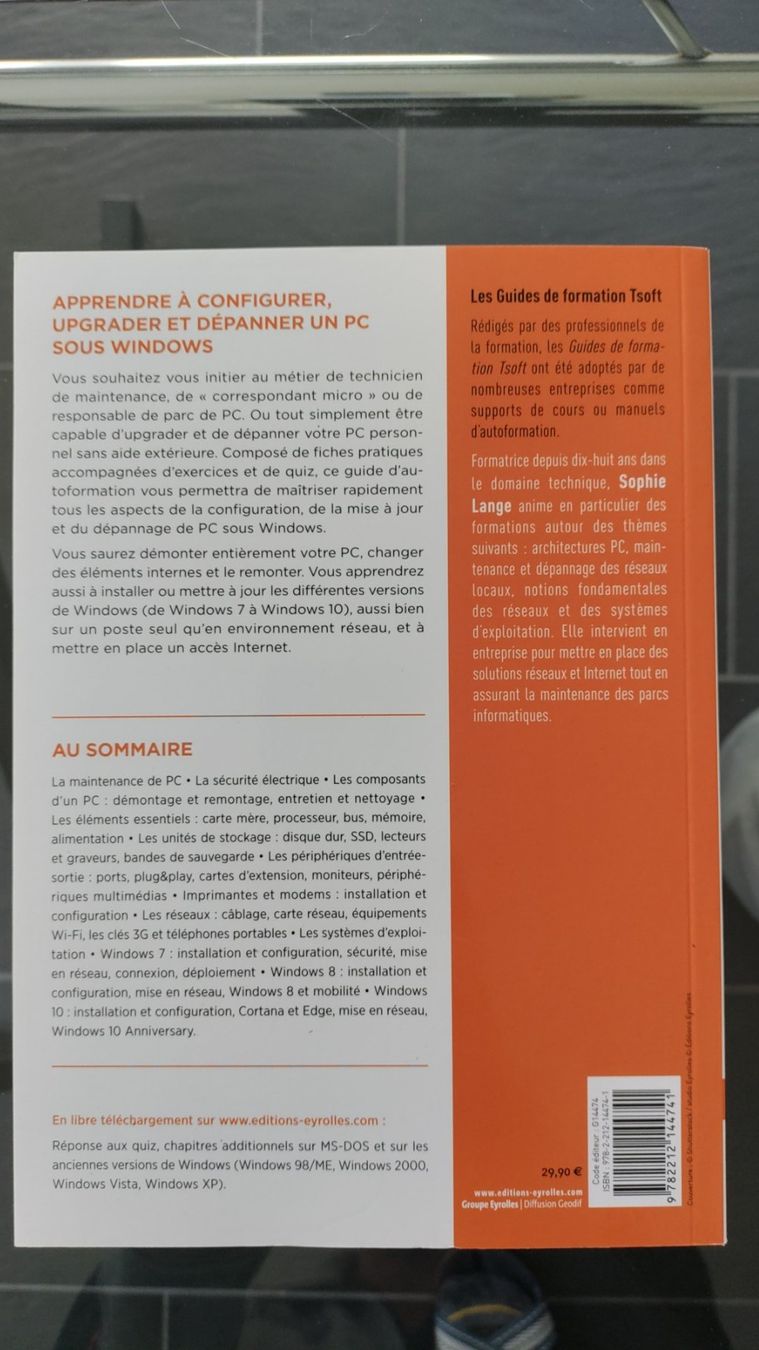 Libri: Livre configuration et dépannage PC – Nuovo (secondo la descrizione) da Avry-devant-Pont venduto da OBoss 1
