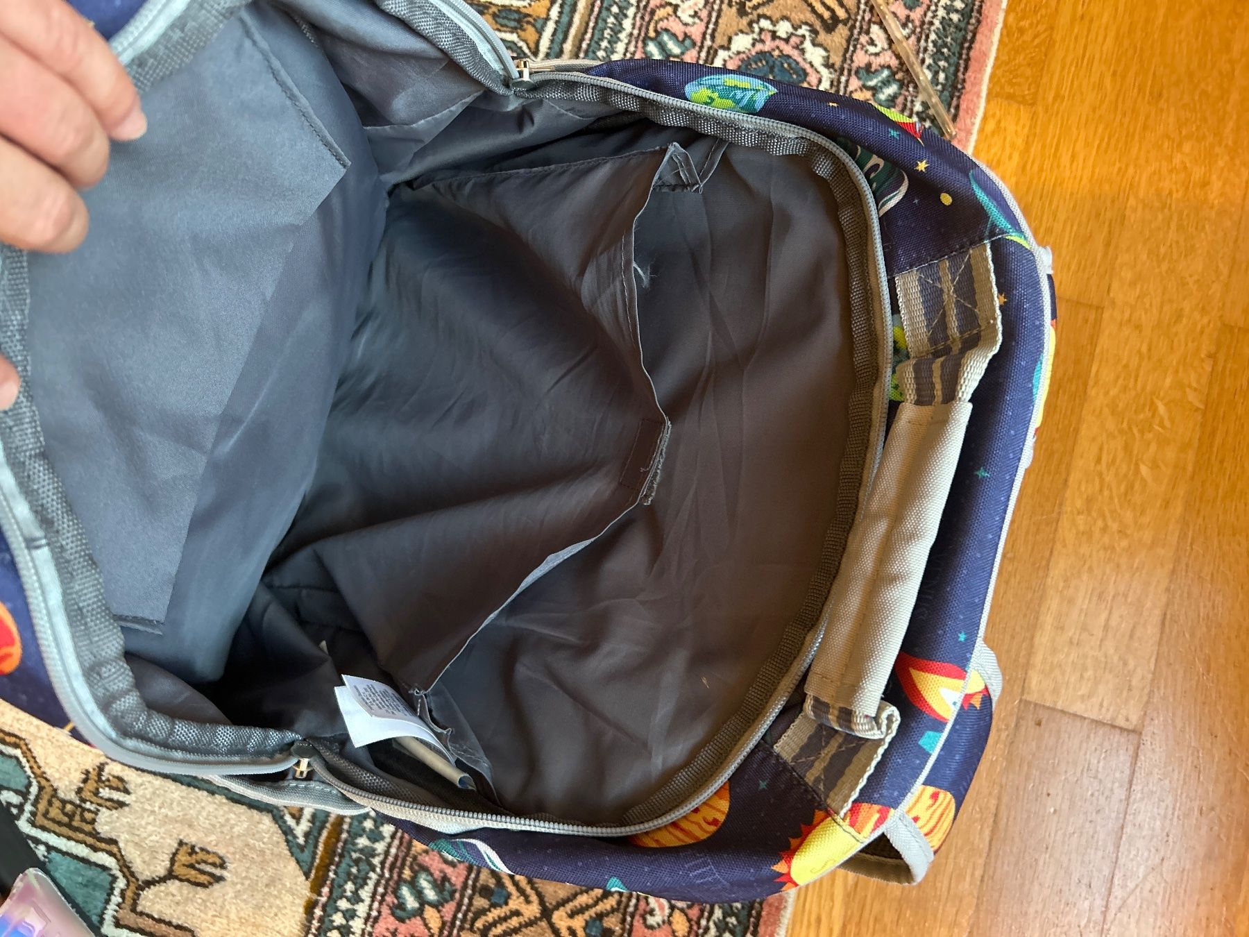 Borse & Zaini: Pottery Barn Kids JAMES space backpack USA – Usato da Wädenswil venduto da lucy-ethel 1