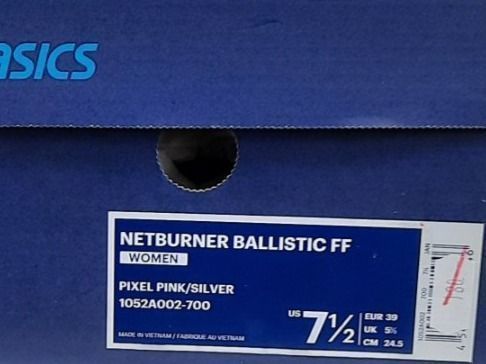 Asics Scarpe da donna: ASICS NETBURNER BALLISTIC FF Pixelpink Gr. 39 – Nuovo e nell'imballaggio originale da Seuzach venduto da VT-Collections1 8