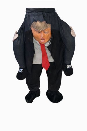 Lustiges Huckepack-Kostüm „Trump“ – Fasnacht / Halloween