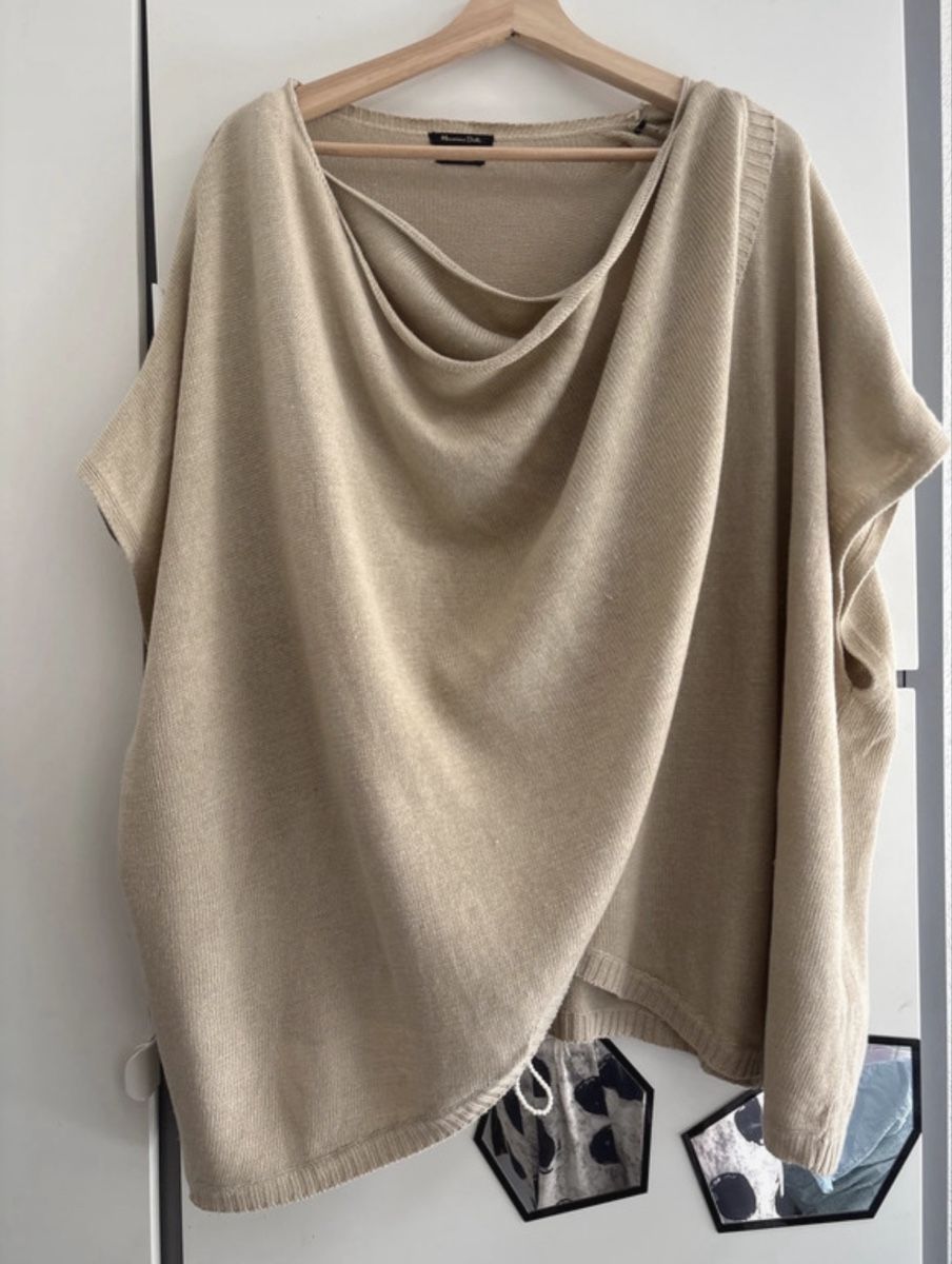 Massimo Dutti Altro in Moda donna: Poncho en lin et coton Massimo Dutti  – Usato da Genève venduto da ram_97rx 3