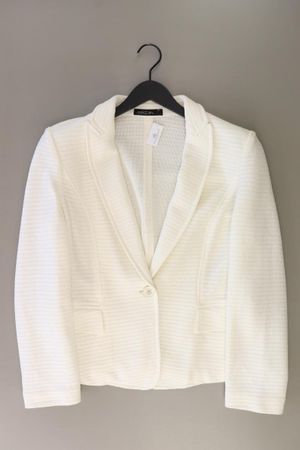 Marc Cain Regular Blazer Gr. 44 neuwertig creme aus Baumwoll