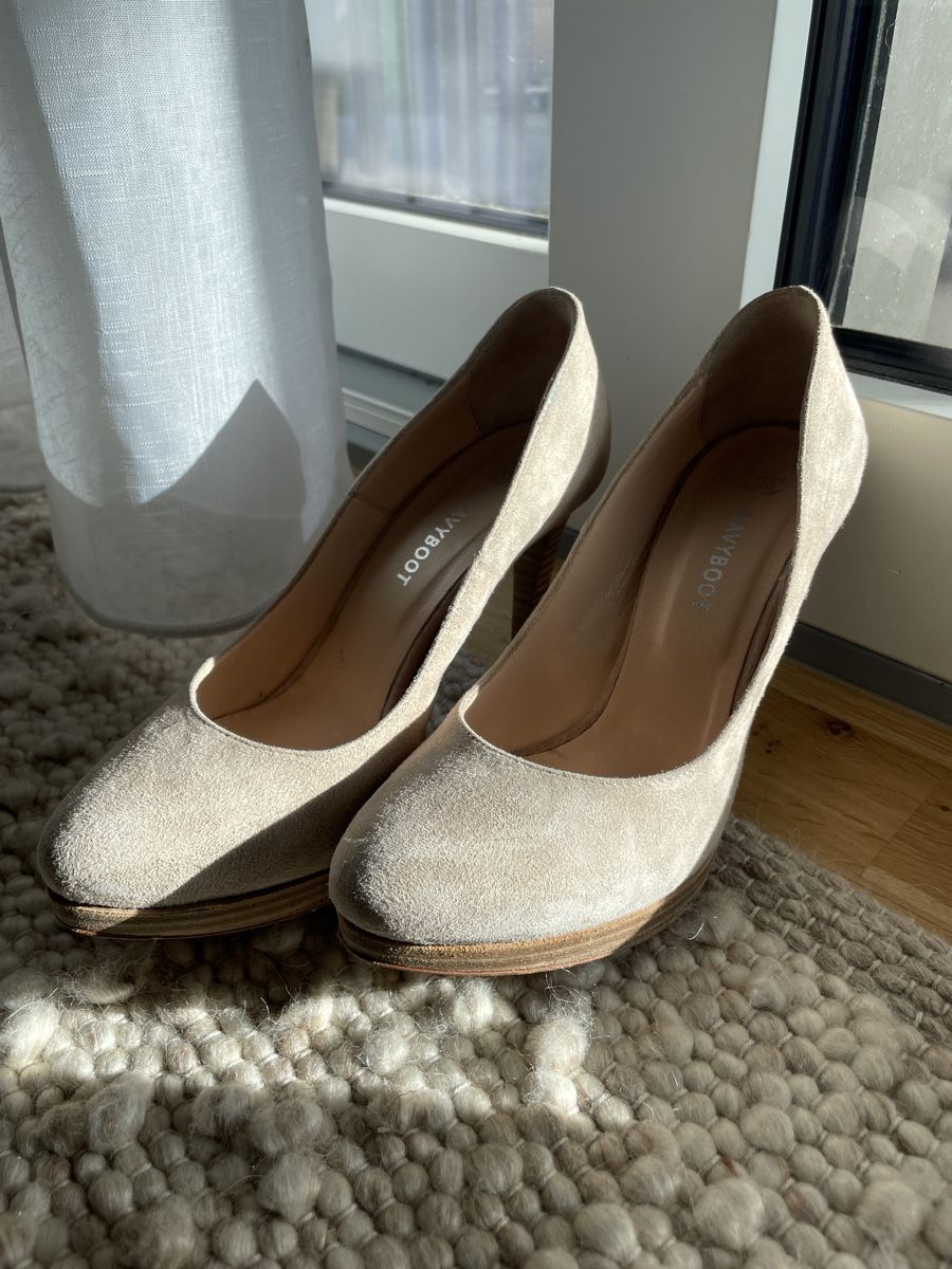 Navyboot Scarpe da donna: Navyboot Wildleder Pumps – Usato da Einsiedeln venduto da loubi02