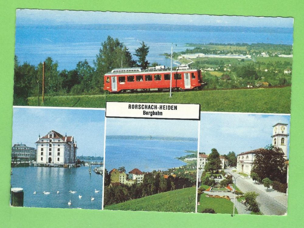 Cartoline postali: Rorschach-Heiden  Bergbahn – Usato da Zürich venduto da t24_de