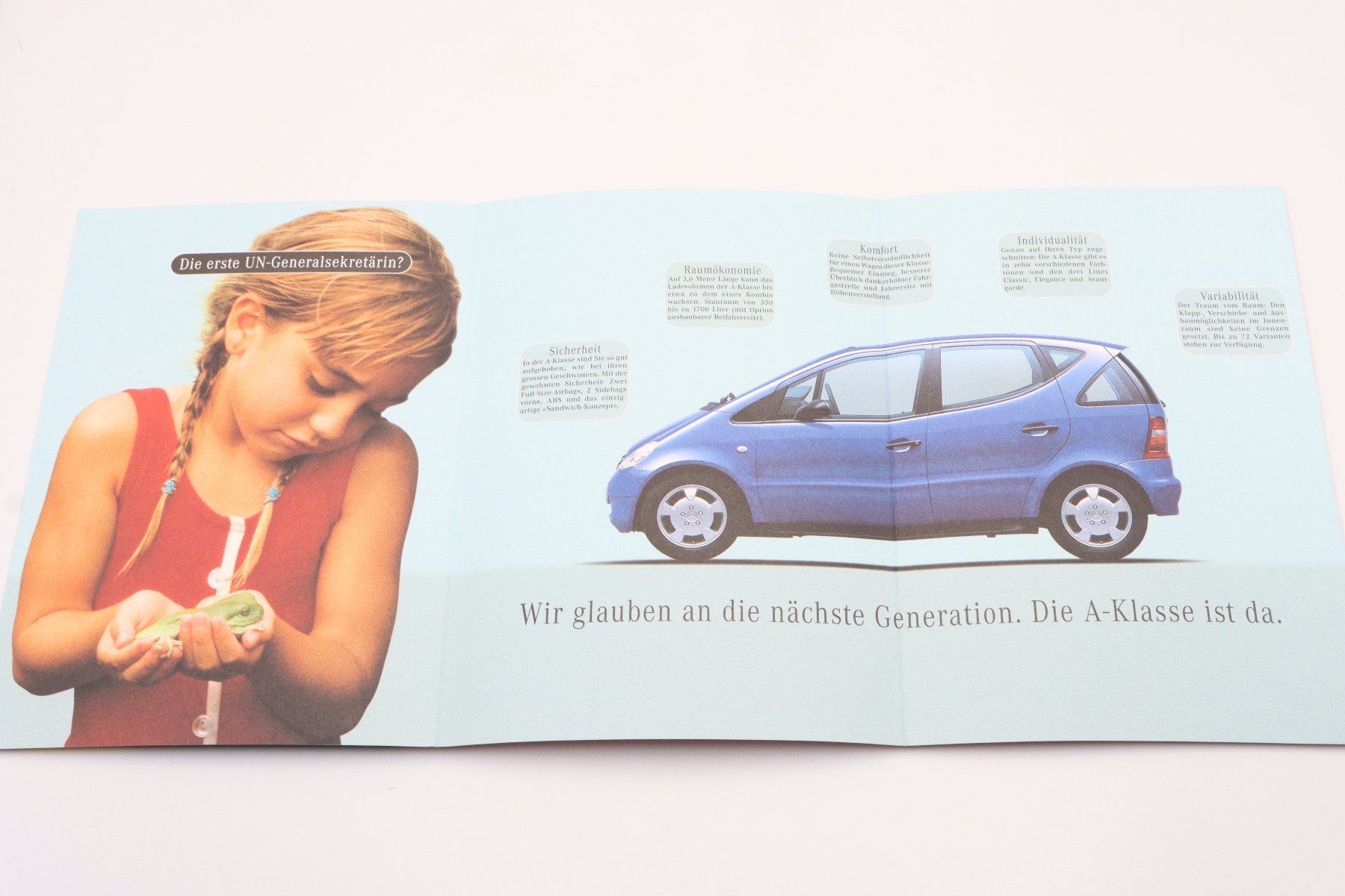 Mercedes-Benz Dokumente: Mercedes A-Klasse 1997 Prospekt – Gebraucht aus Bühl b.Aarberg von Collectorpassions 2