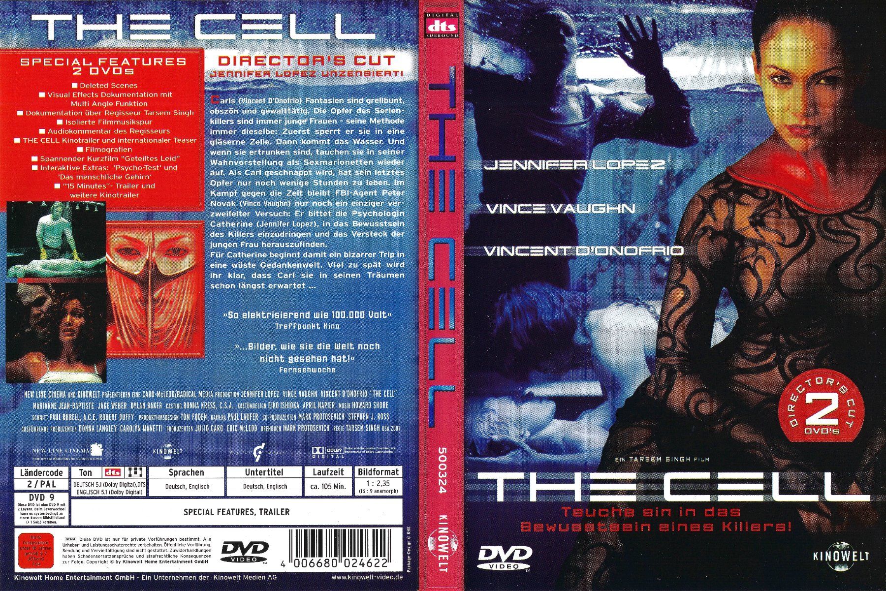 Tutti i DVDs: The Cell – Usato da Zürich venduto da Cineasten