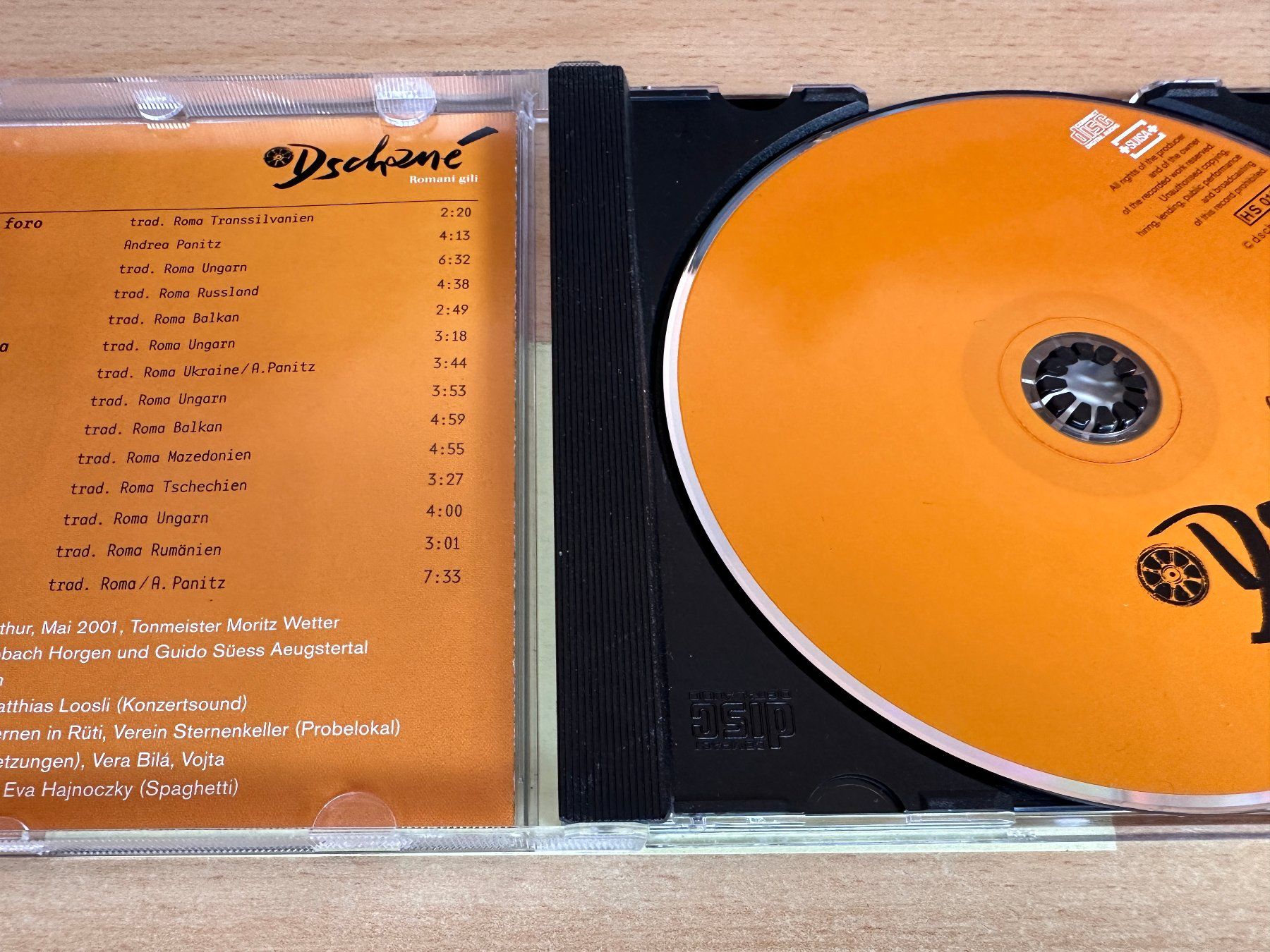 CD: Dschané – Romani Gili – Usato da Rikon im Tösstal venduto da Alpenmutz 2